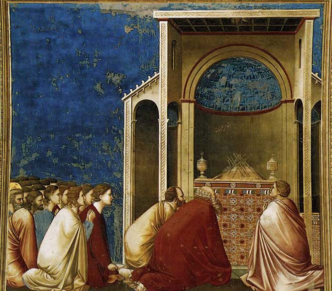 GIOTTO di Bondone The Suitors Praying